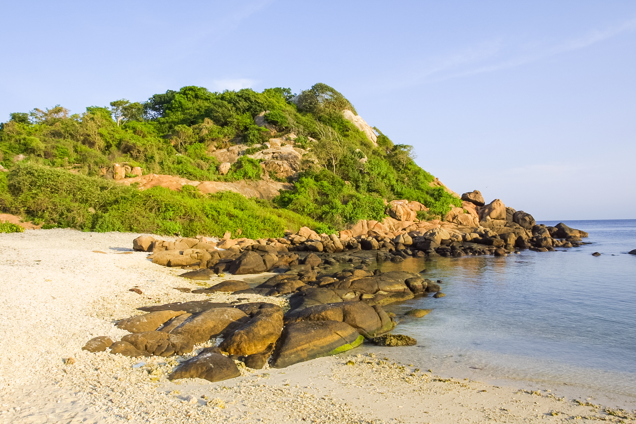 Pigeon Island in Sri Lanka