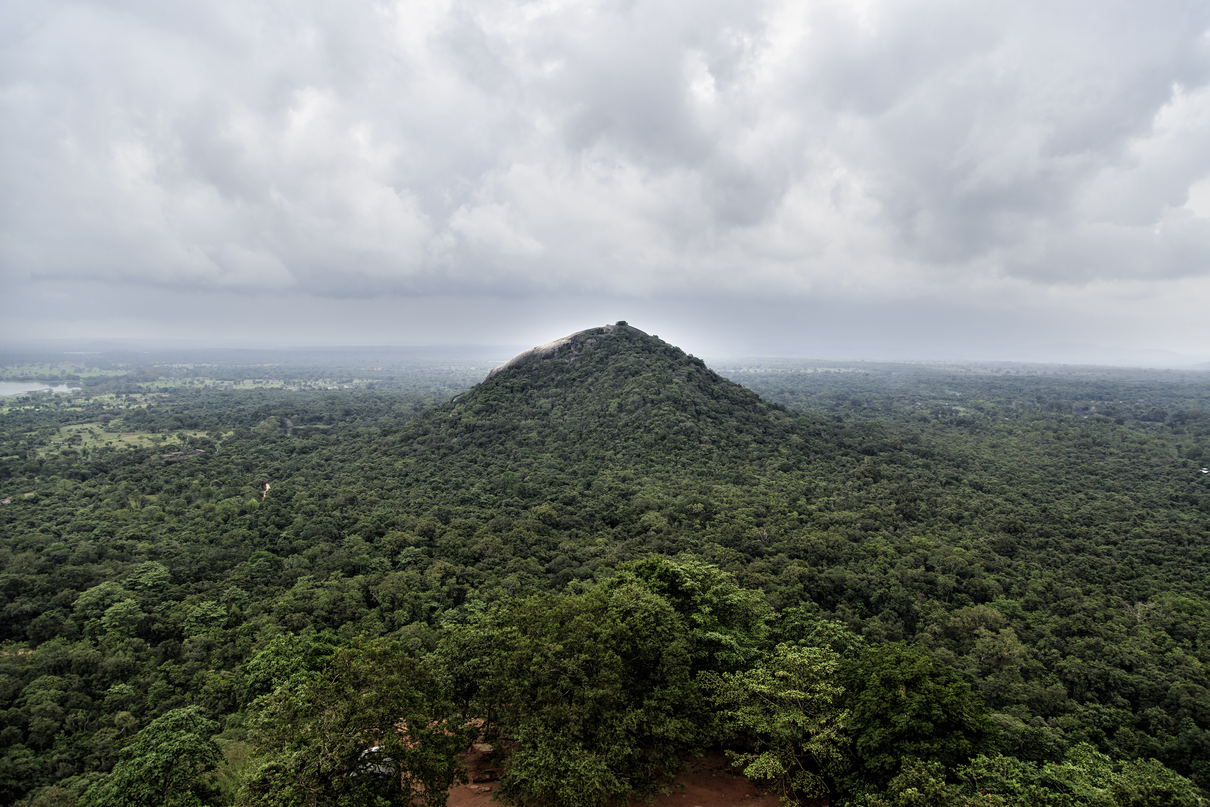 View of Pidurangala from the Sigiriya fortress